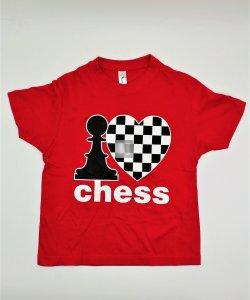 T-SHIRT - I LOVE CHESS