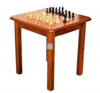 Tavolino scacchistico in Mogano e Platano