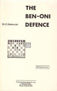The Ben-Oni Defence - 2nd hand