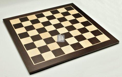 Tournament Chessboard - wenge / Sycamore wood 52 x 52 cm