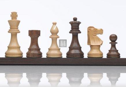 Wood chess set  "French Lardy"- king mm 78