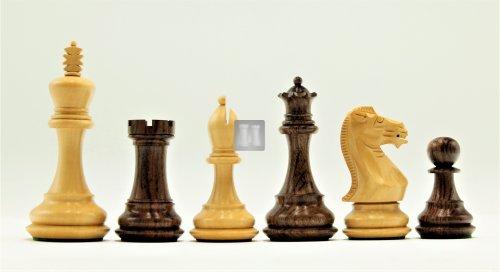 Wood chess set "Joker" boxwood - Anjanwood - king mm 105