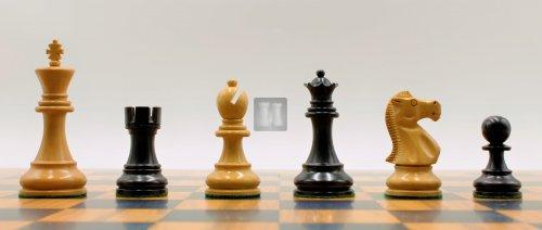 Wood chess set "Staunton 1851" - king mm 88