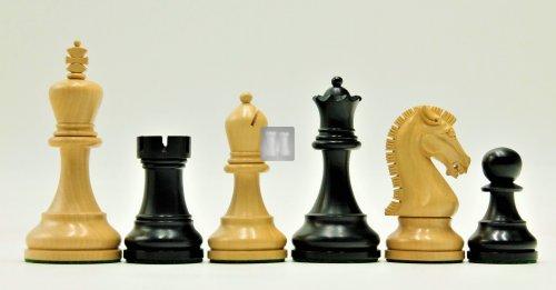 Wood chess set "Thessia" Boxwood - king mm 97
