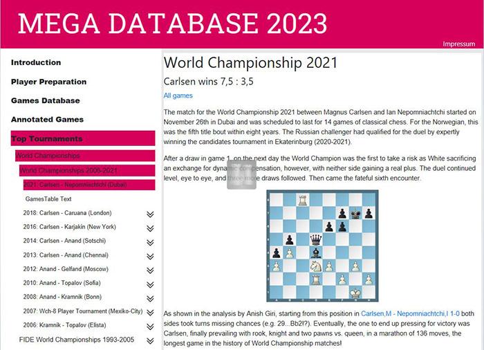 How to use the chess Mega Database with ChessBase and Fritz