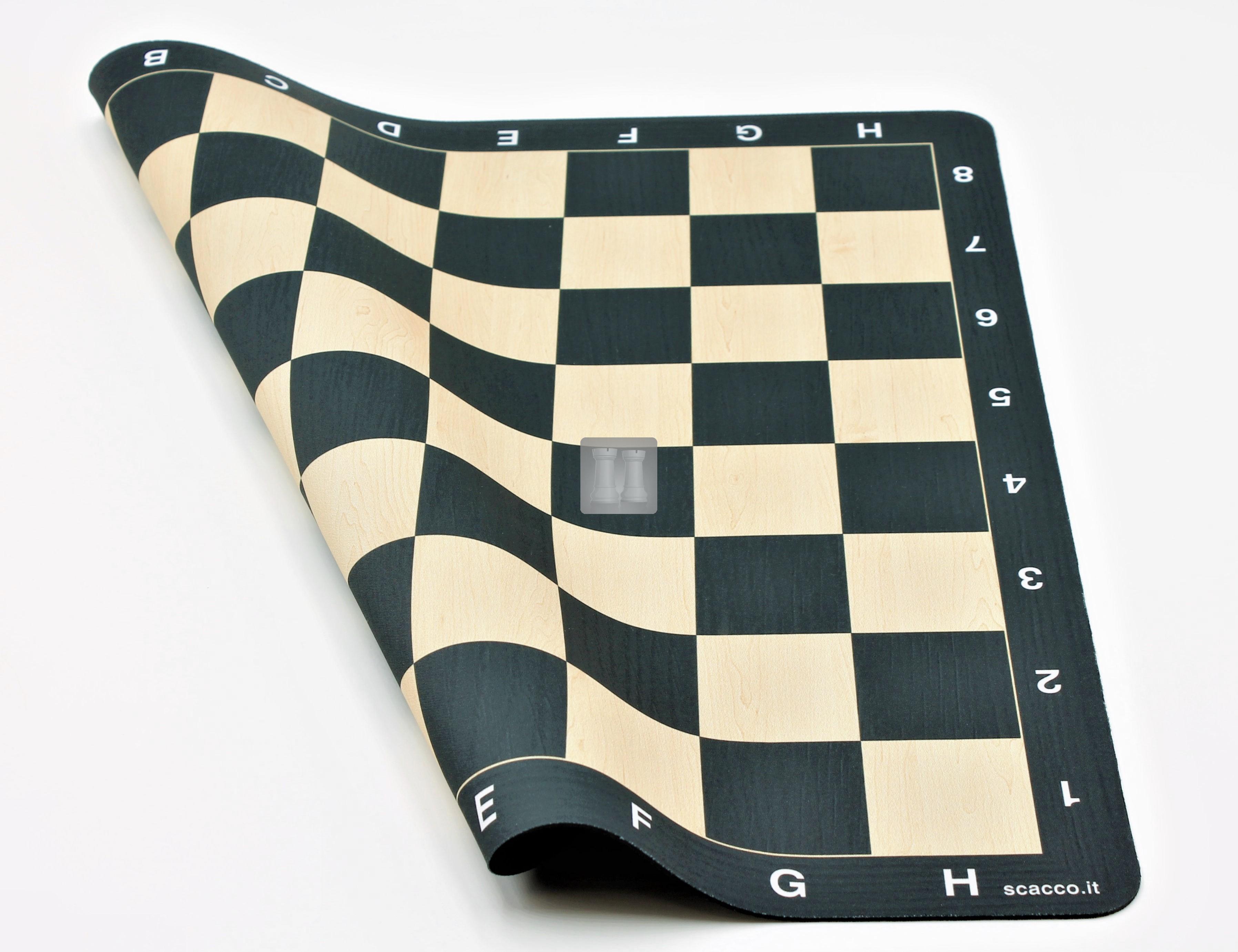 StonKraft - scacchi da torneo, scacchiera da torneo di 43 x 43 cm con StonKraft - scacchi da torneo, scacchiera da torneo di 43 x 43 cm con
