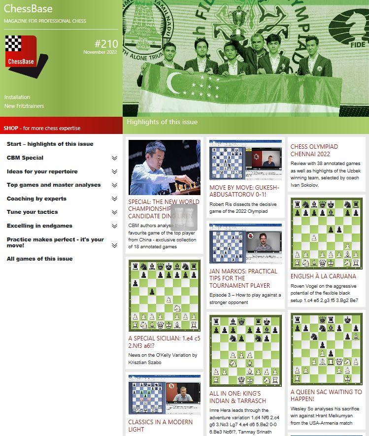 ChessBase Magazine (CBM) 186