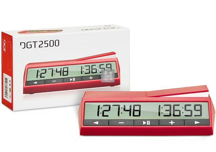Orologio per scacchi, timer per scacchi digitale per giochi da tavolo, orologio per scacchi digitale e timer per giochi con funzione di conto alla