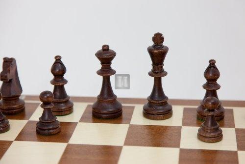 Pacchetto Scacchi Professionale XXL G+K – 8 Scacchiere E 8 Set Pezzi, KH 93 Mm, Beige/nero