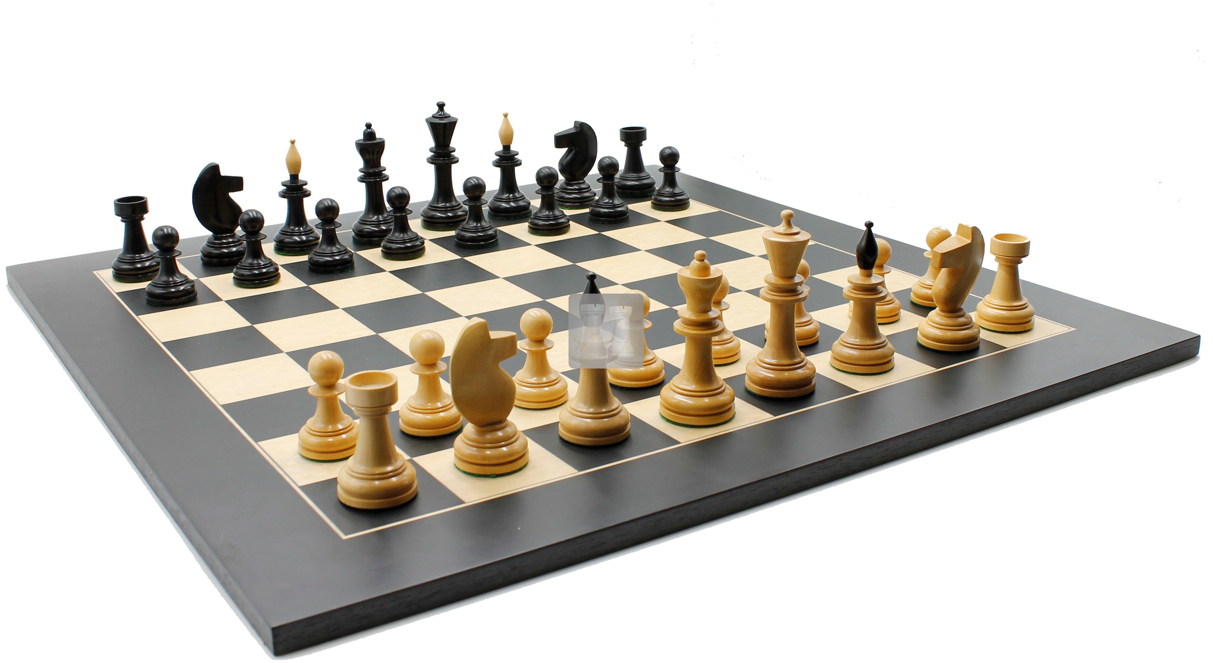 Set Scacchi Storico Di Lusso Fatto A Mano Con Scacchiera Unica, Pezzi In Legno, Multicolore