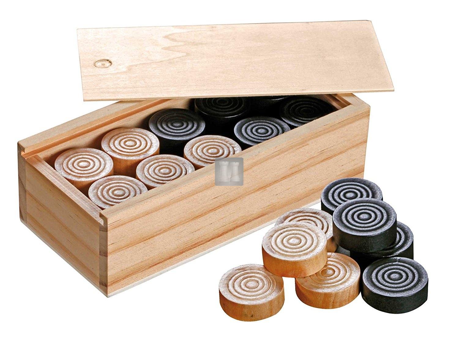 30mm Pedine per Dama in legno